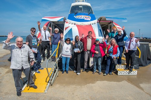 Hovertravel Fam Trip For Shaping Portsmouth Ambassadors
